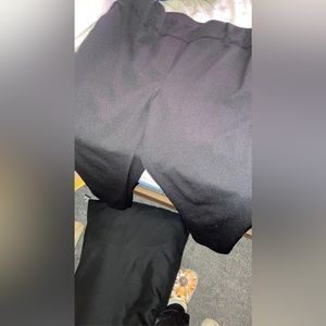 black office pants large